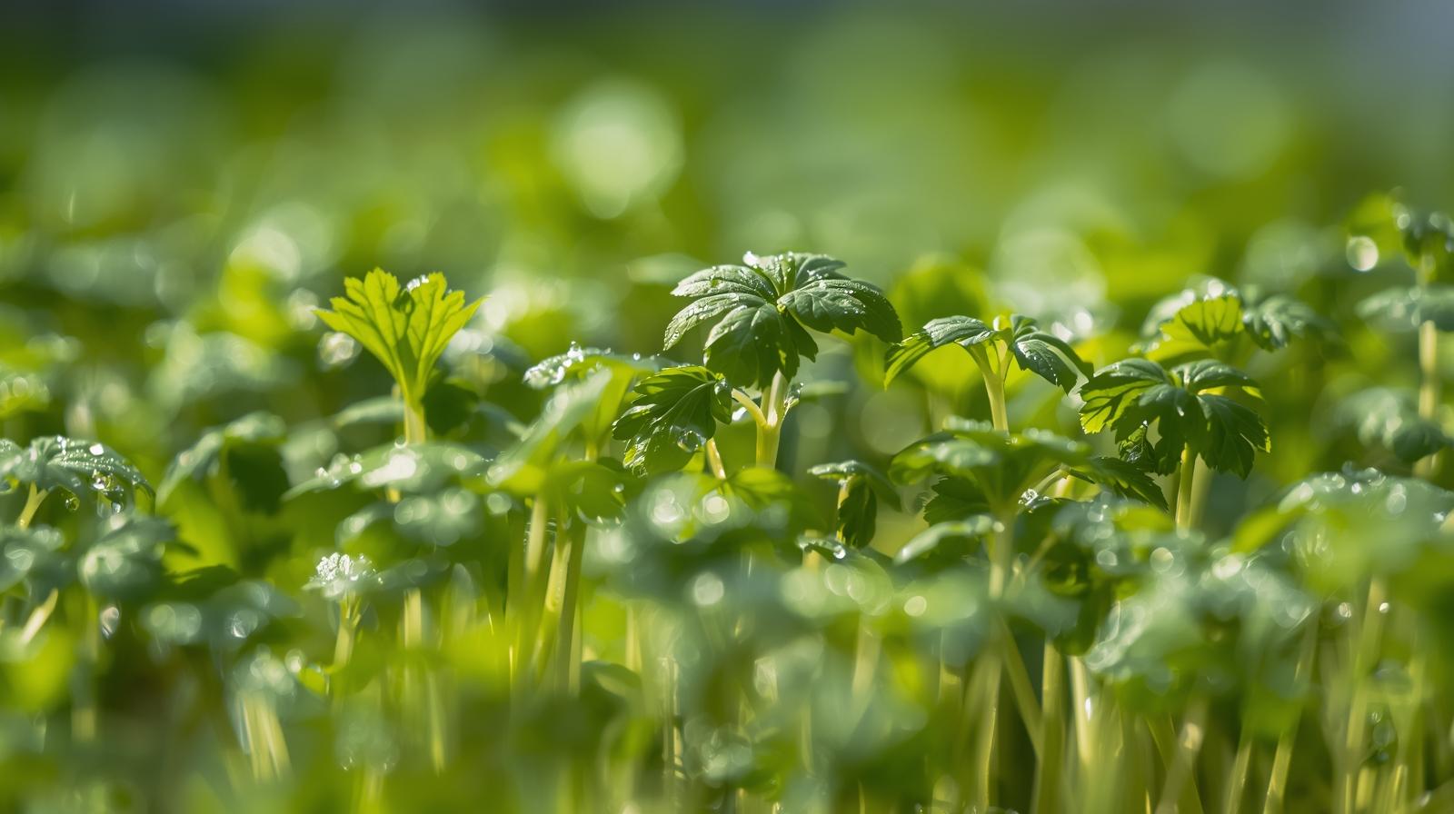 Cilantro Microgreens