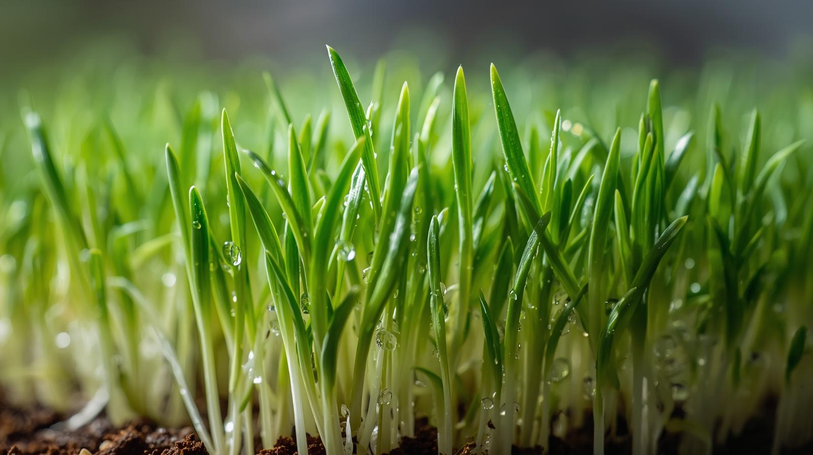 Wheatgrass Microgreens